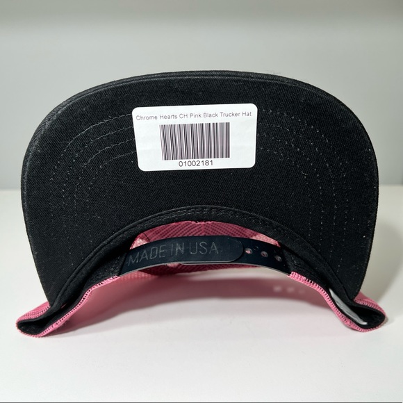 Chrome Hearts Trucker Hat - VIP EXCLUSIVE BLACK & PINK - Picture 8 of 16